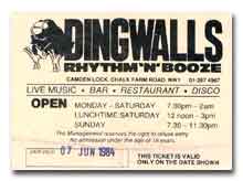 dingwalls ticket